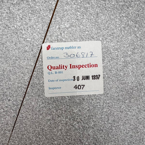 Halbrunder Esstisch grau Buche von Rud Thygesen & Johnny Sørensen für Farstrup