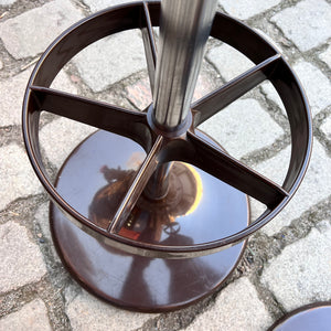 Barhocker braun rot neu bezogen