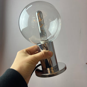 Tischlampe Big Globe Chrom von Motoko Ishii für STAFF