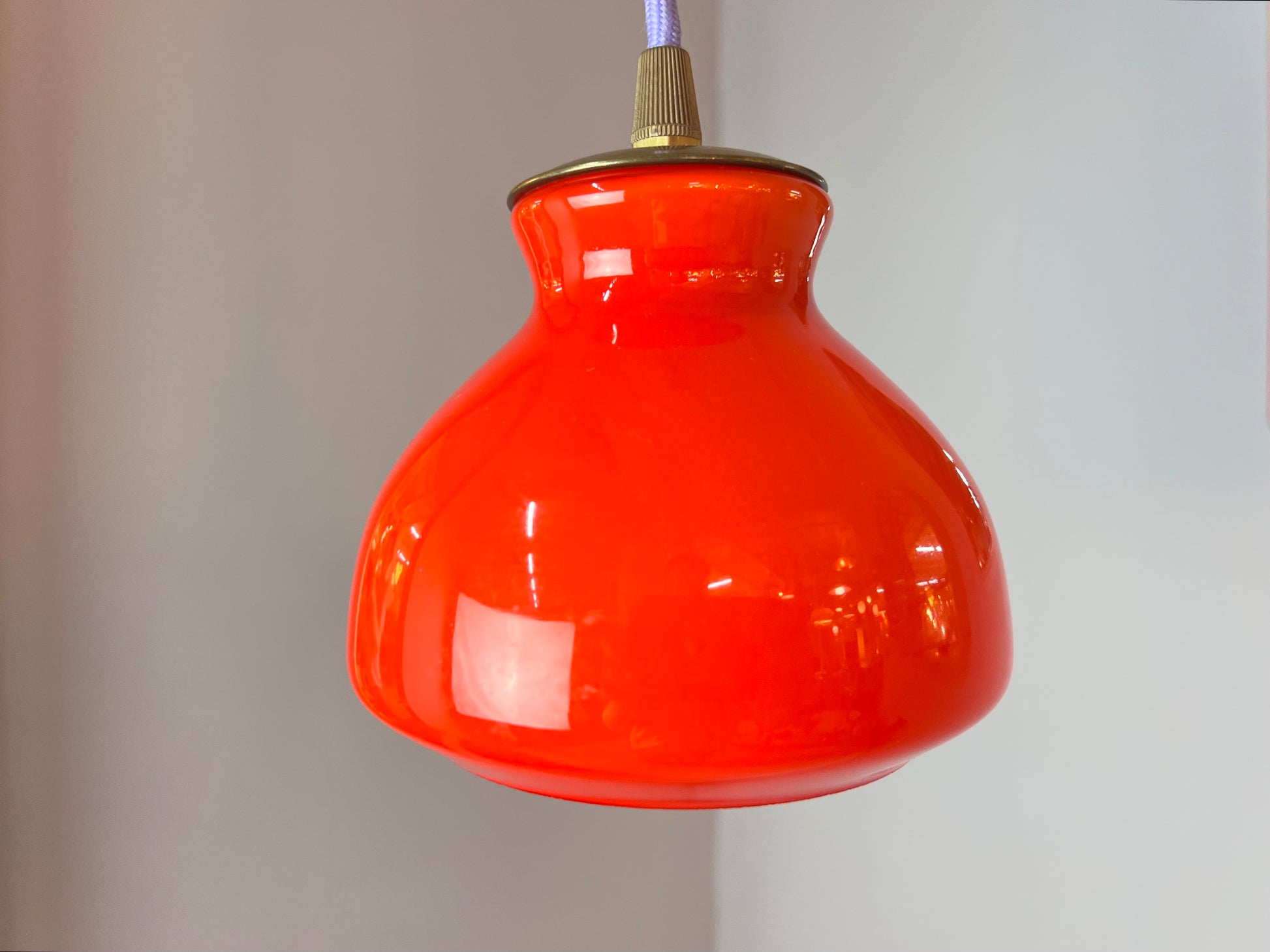 Hängelampe orange von Holmegaard