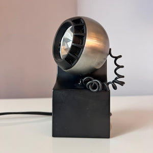 Tischlampe Modell 41701 schwarz silber mit Kugelkopf von Osram