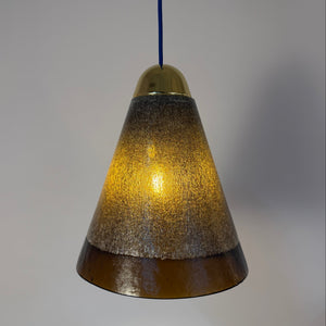 Hängelampe braun Glas von Peill & Putzler