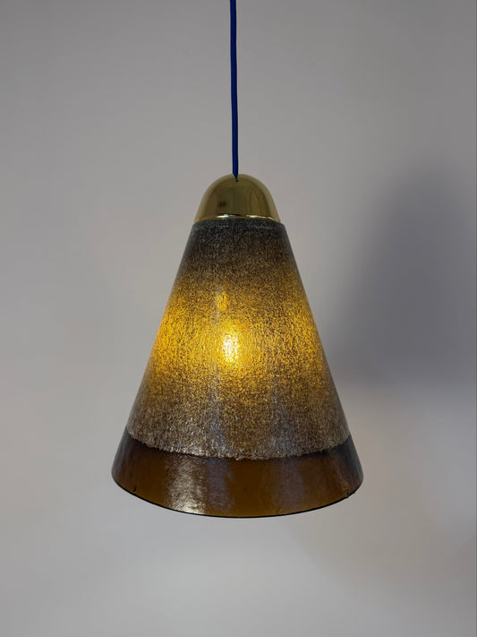 Hängelampe braun Glas von Peill & Putzler