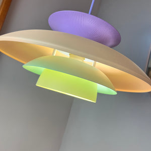 Lamellenlampe neu lackiert Dänemark