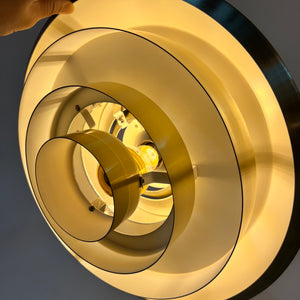 Lamellenlampe gold aus Dänemark