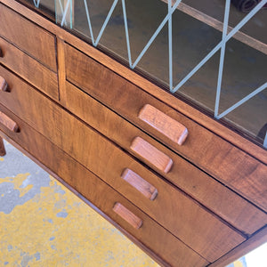 Vitrinenschrank Teak aus Dänemark
