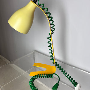 Tischlampe aus Dänemark Gelb