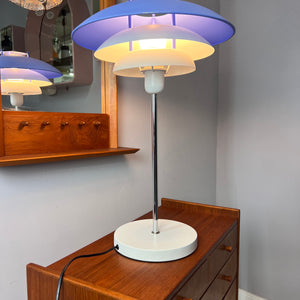 Lamellen-Tischlampe neu lackiert Dänemark