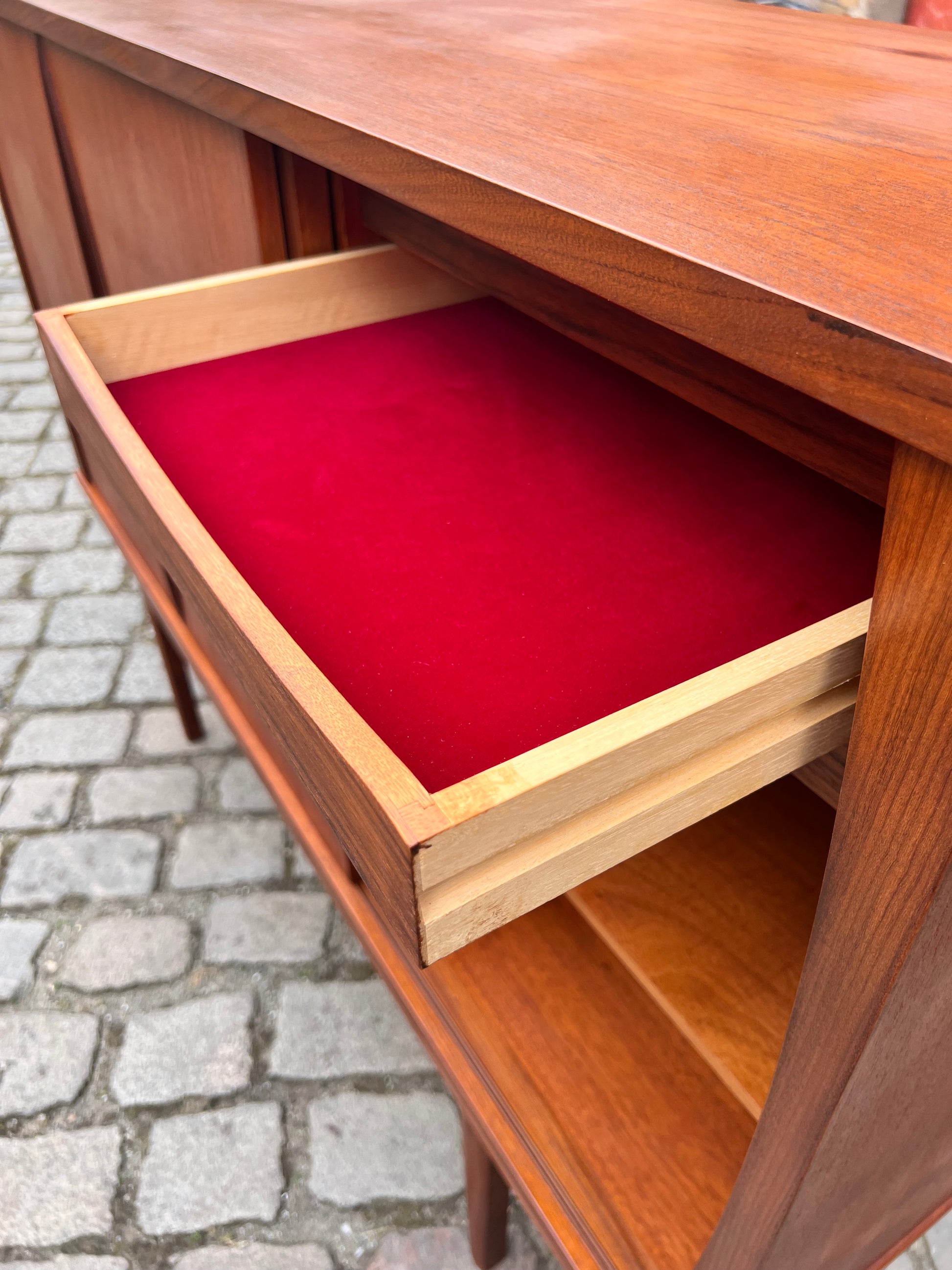 Highboard Teak von Karlit aus Schweden