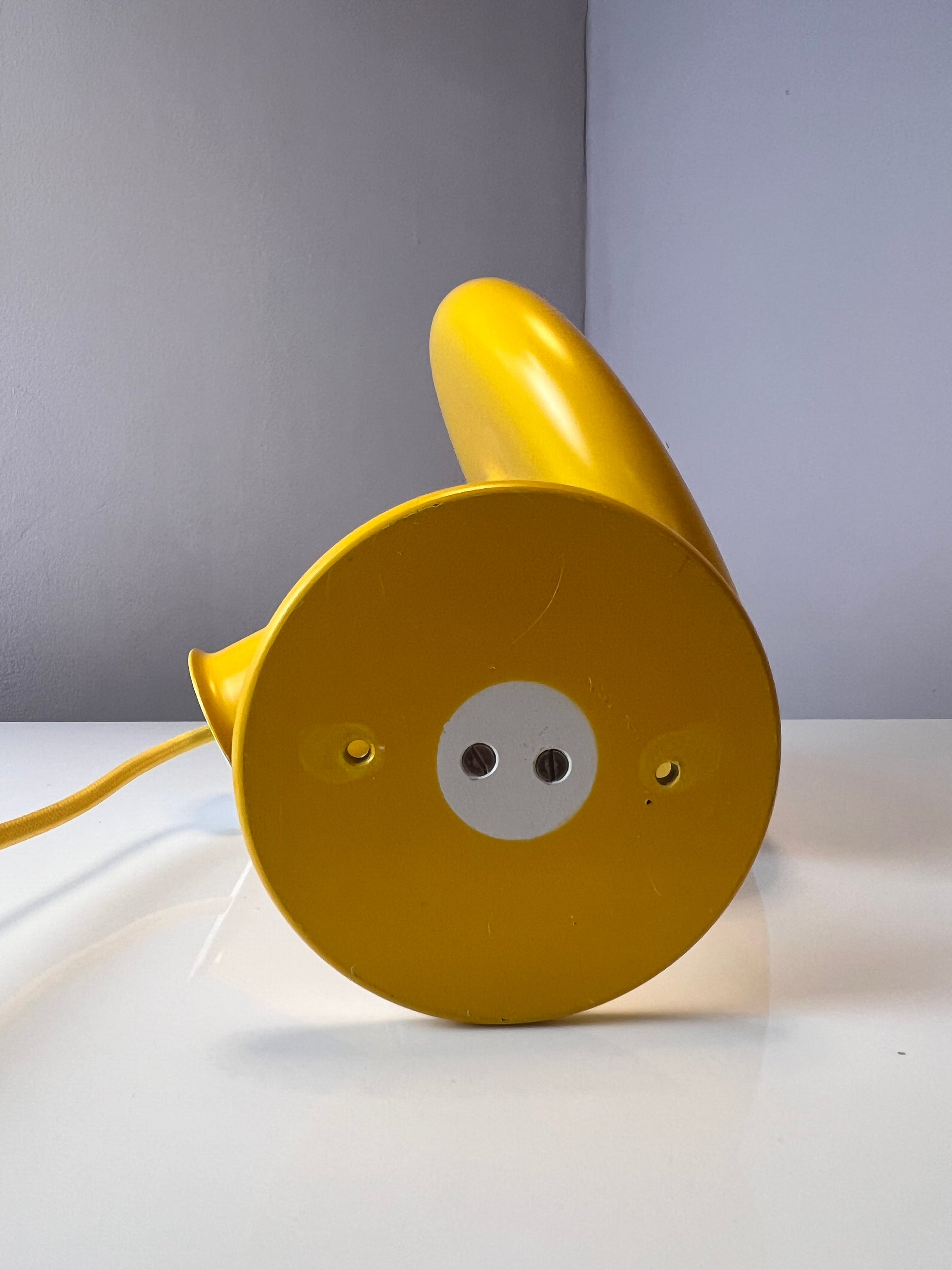 Wandlampe Optima gelb von Hans Due für Fog & Mørup