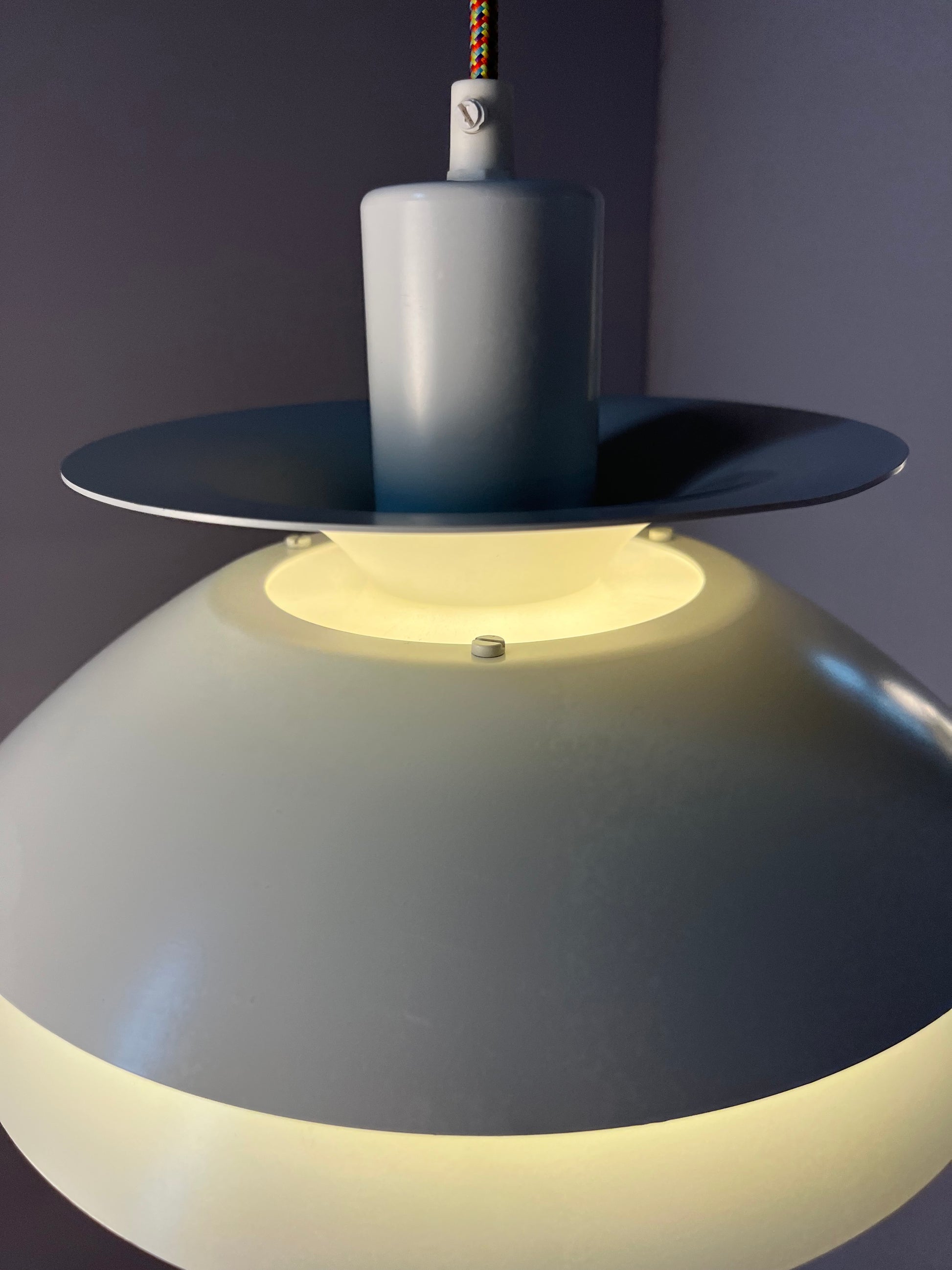 Lamellenlampe Modell 744 weiß von Top Lamper