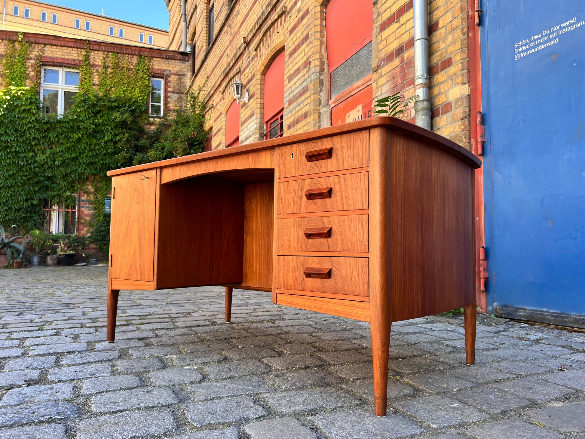 Schreibtisch Teak aus Dänemark
