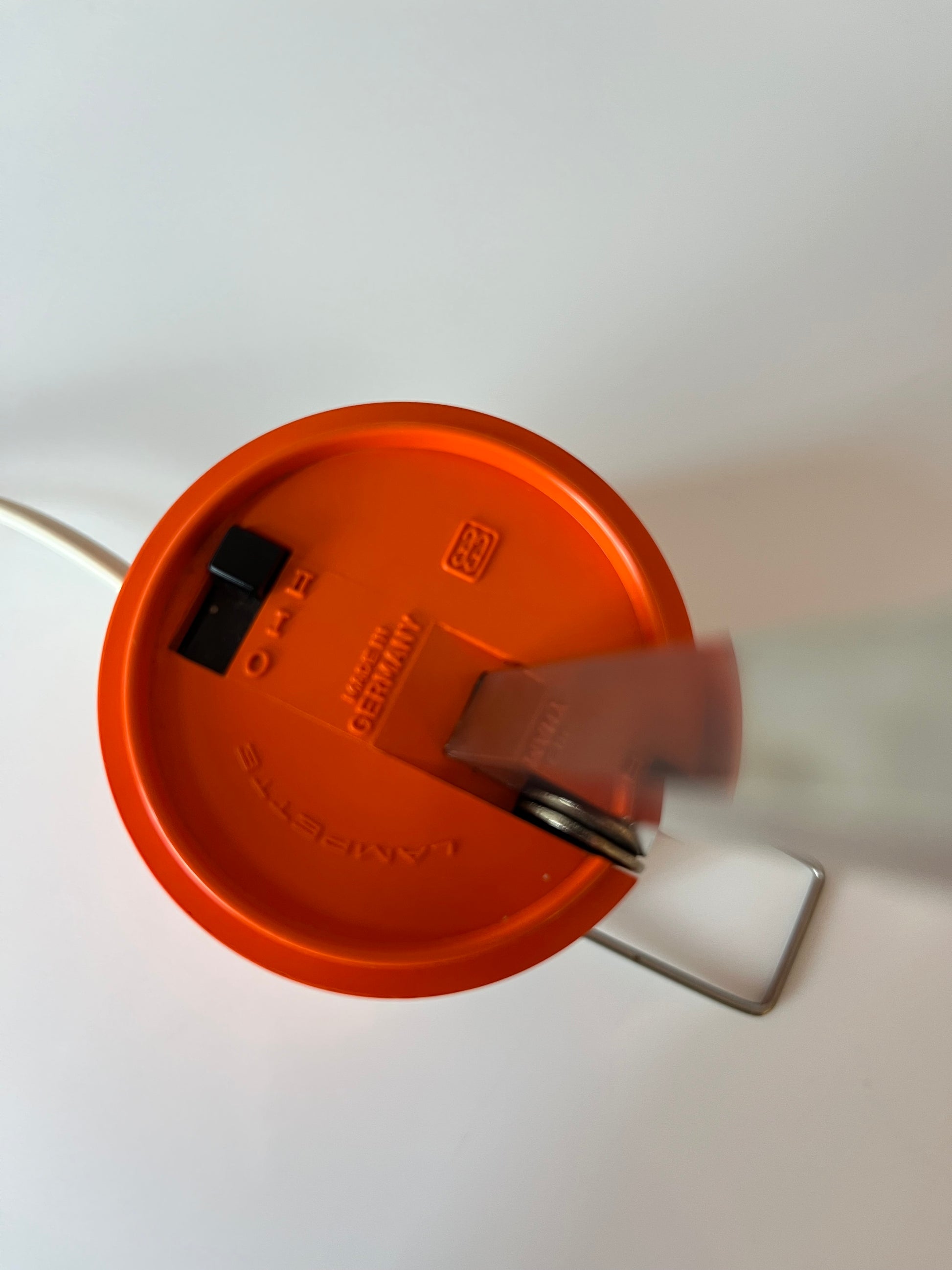 Tischlampe Lampette orange von Eichhoff