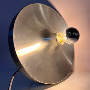 Wandlampe Diskus Aluminium gebürstet