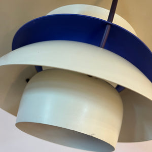 Lamellenlampe PH5 weiß von Poul Henningsen für Louis Poulsen