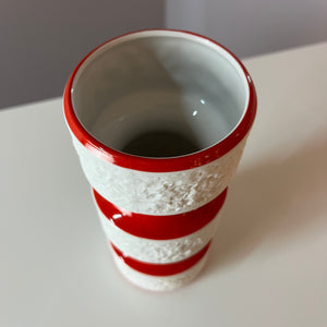 Vase 635/2 rot von Royal Porzellan Bavaria KPM