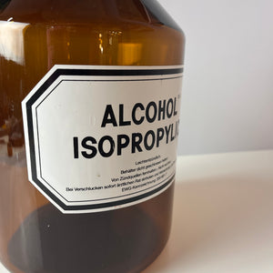 Apothekerglas Alcohol Isopropylic braun