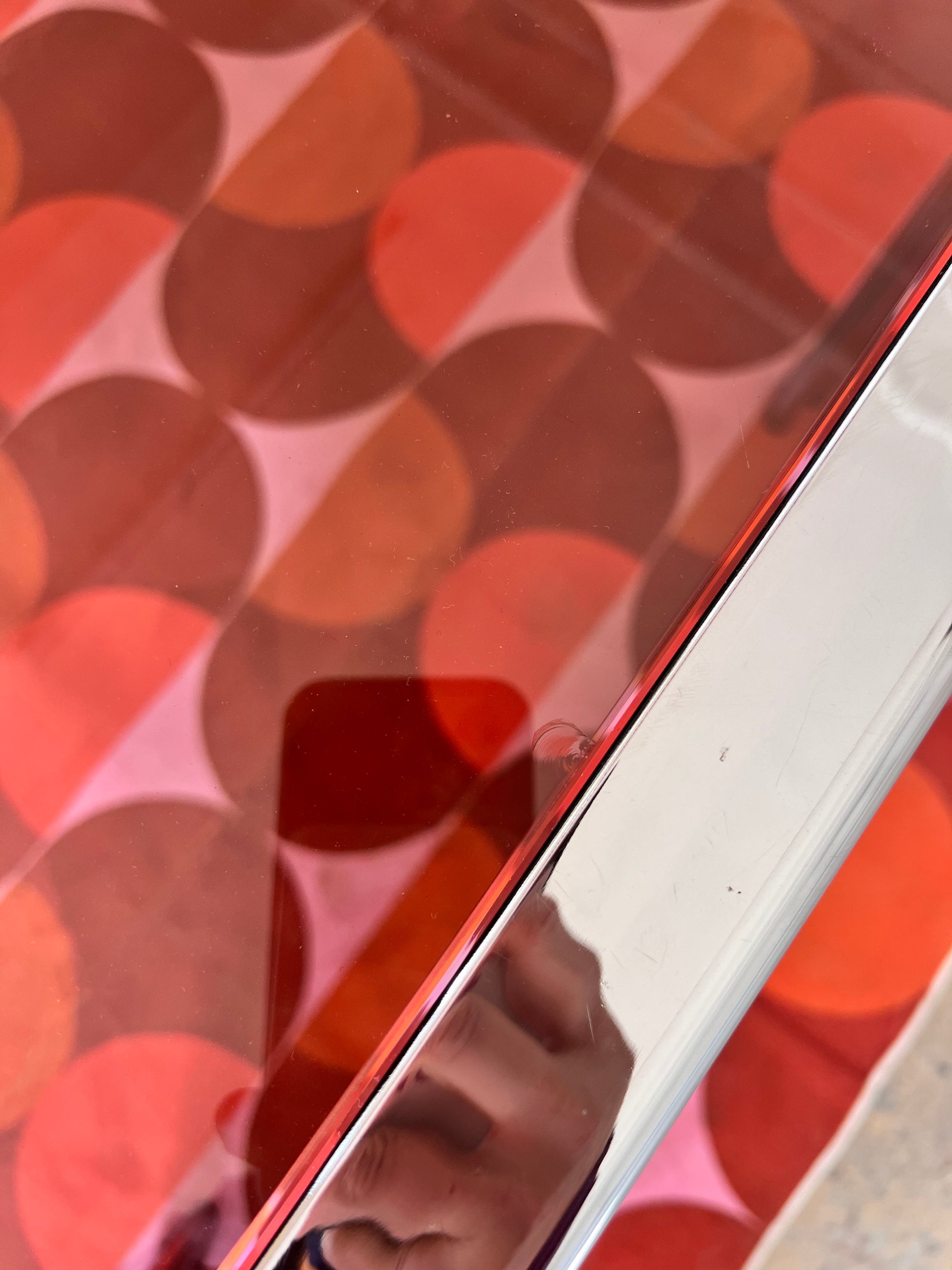 Ovaler Esstisch Rauchglas Chrom
