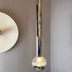 Hängelampe Big Globe Chrom 59 cm von Motoko Ishii für STAFF