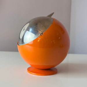 Kugelaschenbecher orange Chrom von Quist