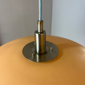 Lamellenlampe neu lackiert Peach Pastell