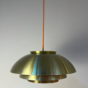 Lamellenlampe gold orange aus Dänemark