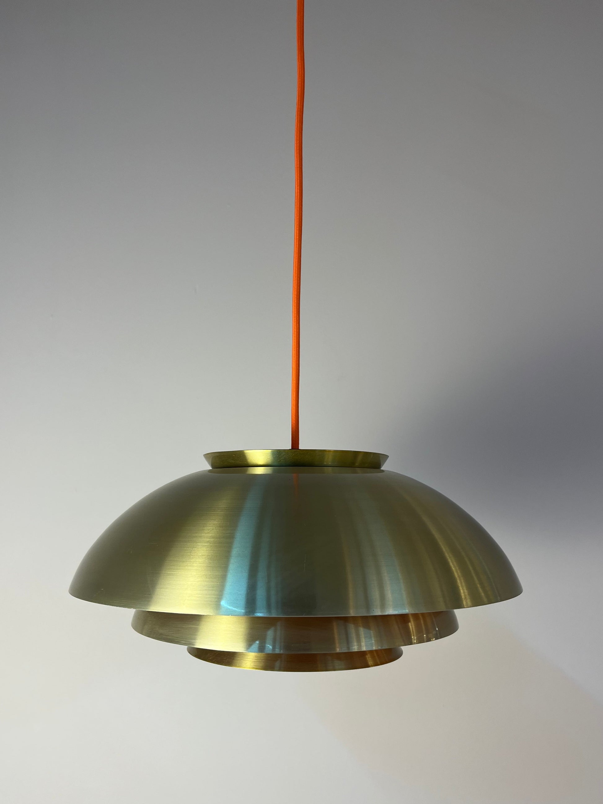 Lamellenlampe gold orange aus Dänemark