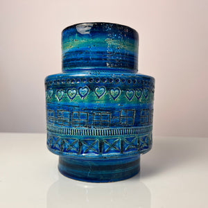 Vase Serie Rimini Blu von Aldo Londi für Bitossi