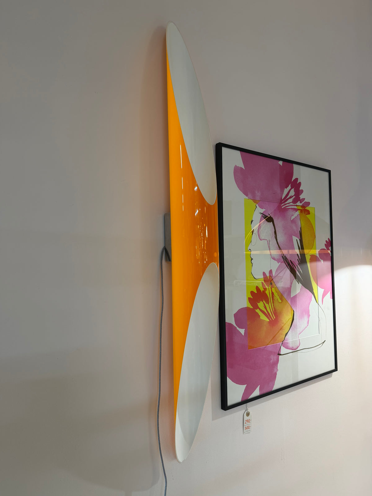 Wandlampe Shakti Wall Fix orange von Marzio Rusconi Clerici für Kundalini