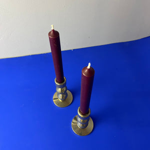 Kerzenständer vergoldet von Hugo Asmussen für Asmussen Design