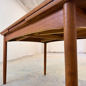 Ausziehbarer Esstisch Teak aus Dänemark