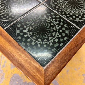 Satztische Teak mit Fliesen aus Dänemark
