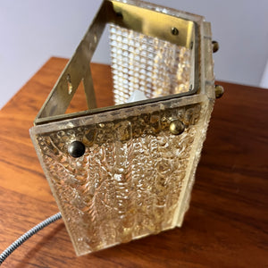 Wandlampe von Orrefors aus Schweden