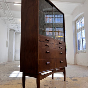 Vitrinenschrank Teak aus Dänemark