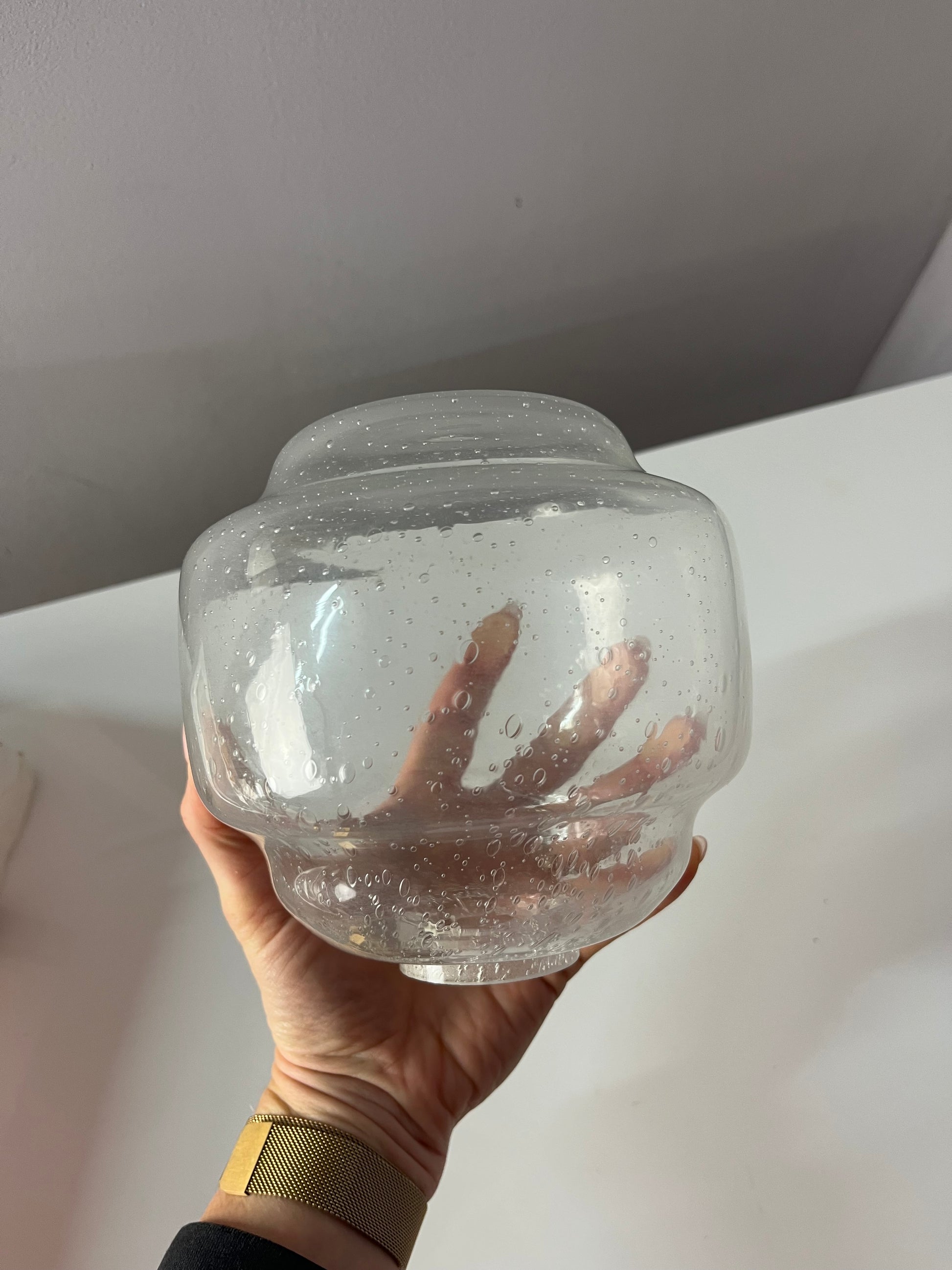 Wandlampe Einschlussglas Chrom von Novus in Originalverpackung