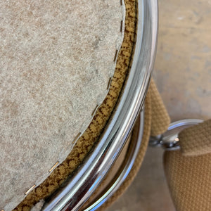 Freischwinger beige Chrom von Giotto Stoppino - Sehr guter Zustand