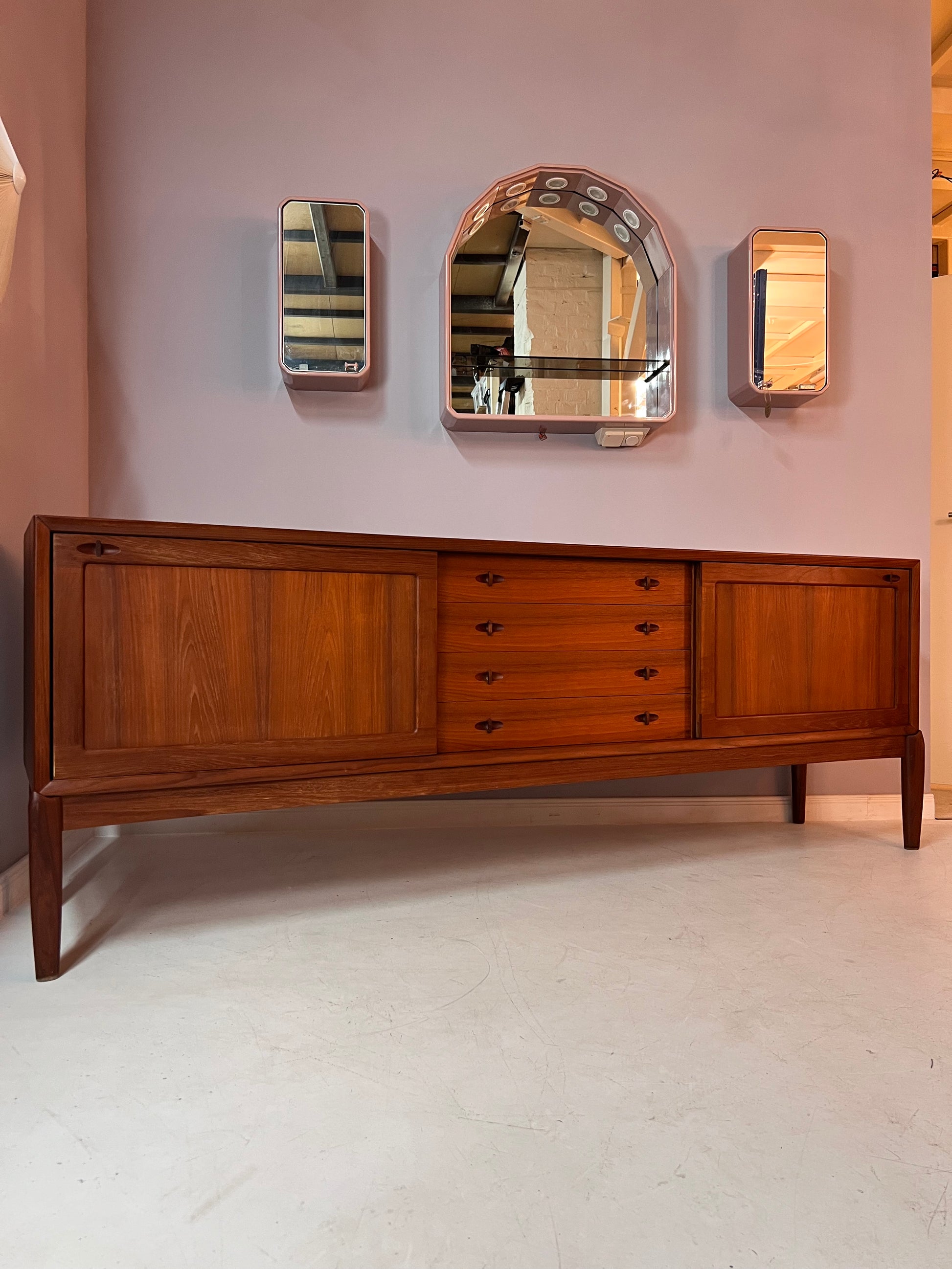Sideboard Teak von H.W. Klein für Bramin