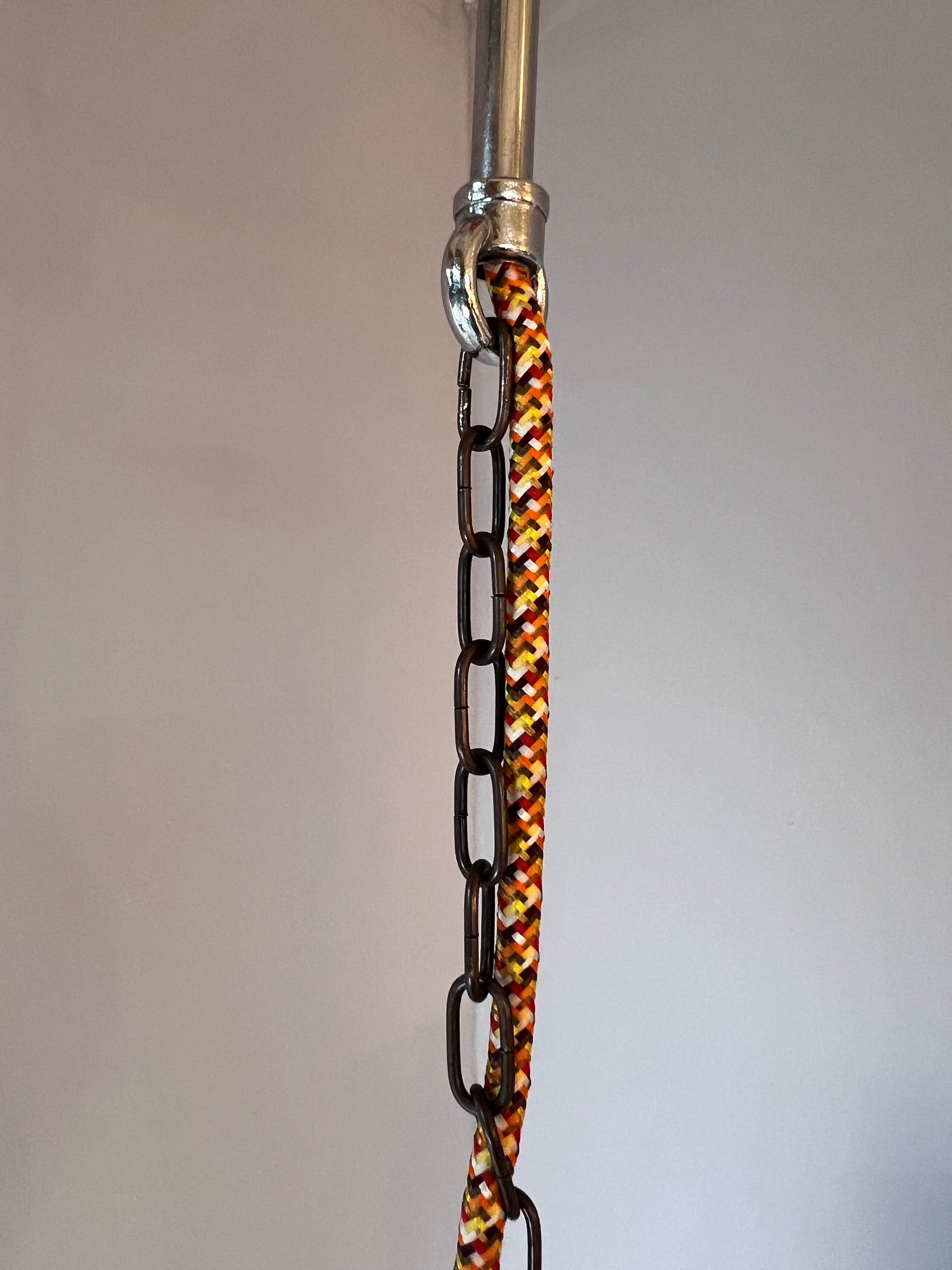 Hängelampe orange weiß von Tronconi