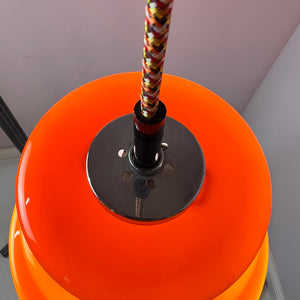 Hängelampe orange Glas von Peill & Putzler