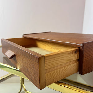 Wandregal Schublade Teak