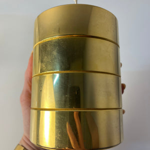 Kerzenständer Messing Rauchglas von FÖHL