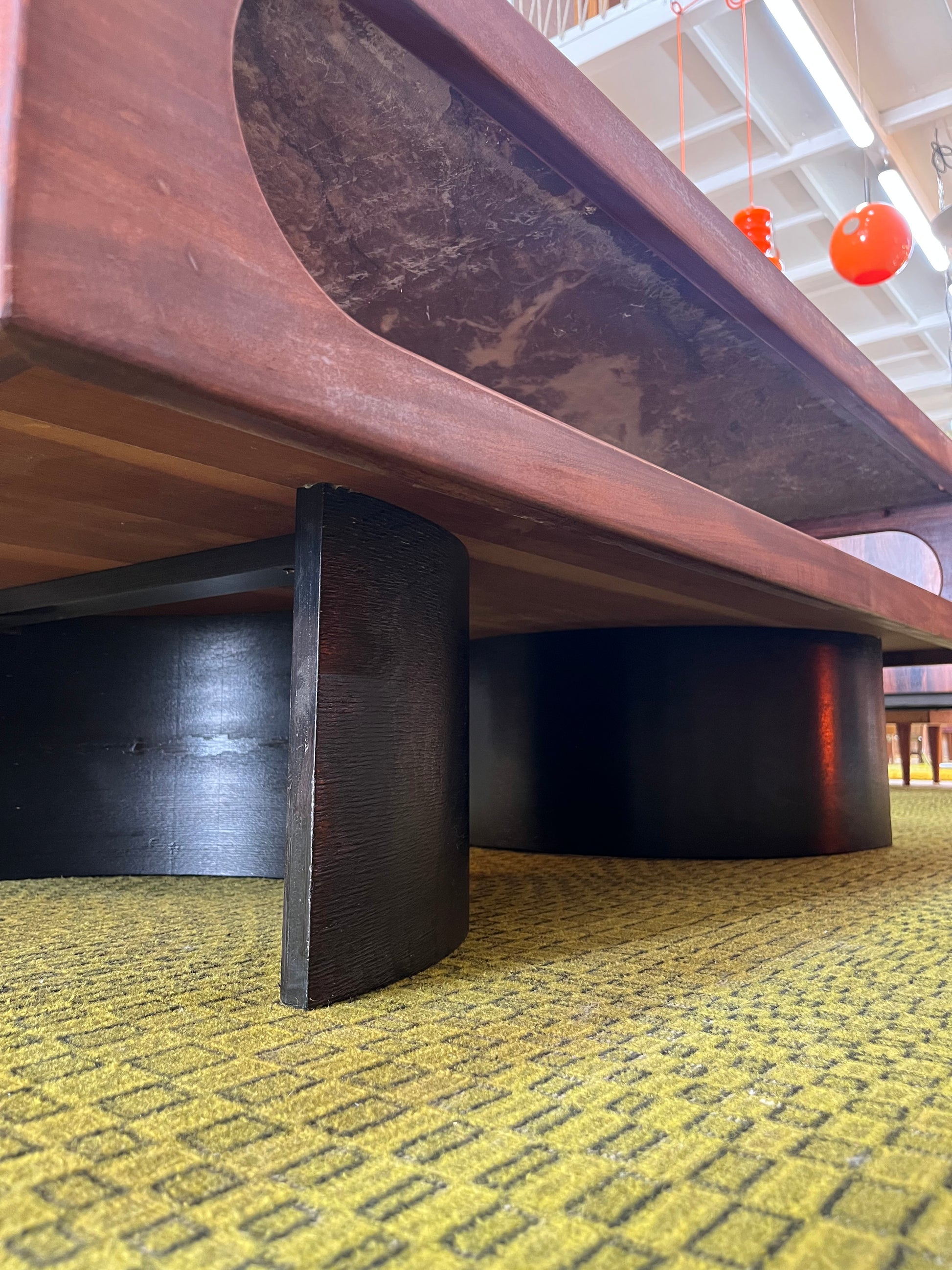 Couchtisch Marmor Teak