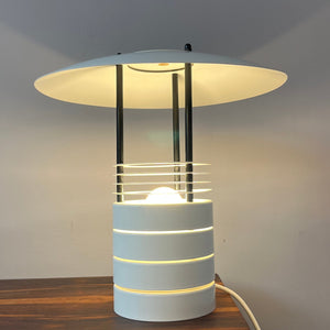 Tischlampe weiß Metall von Jørgen Buchwald  für Laterna Danica