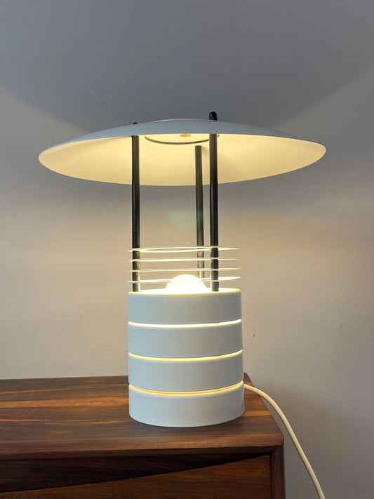 Tischlampe weiß Metall von Jørgen Buchwald  für Laterna Danica