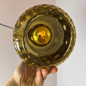 Hängelampe Kupfer Glas von Raak
