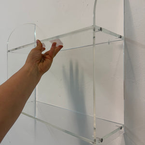 Wandregal transparent Acryl