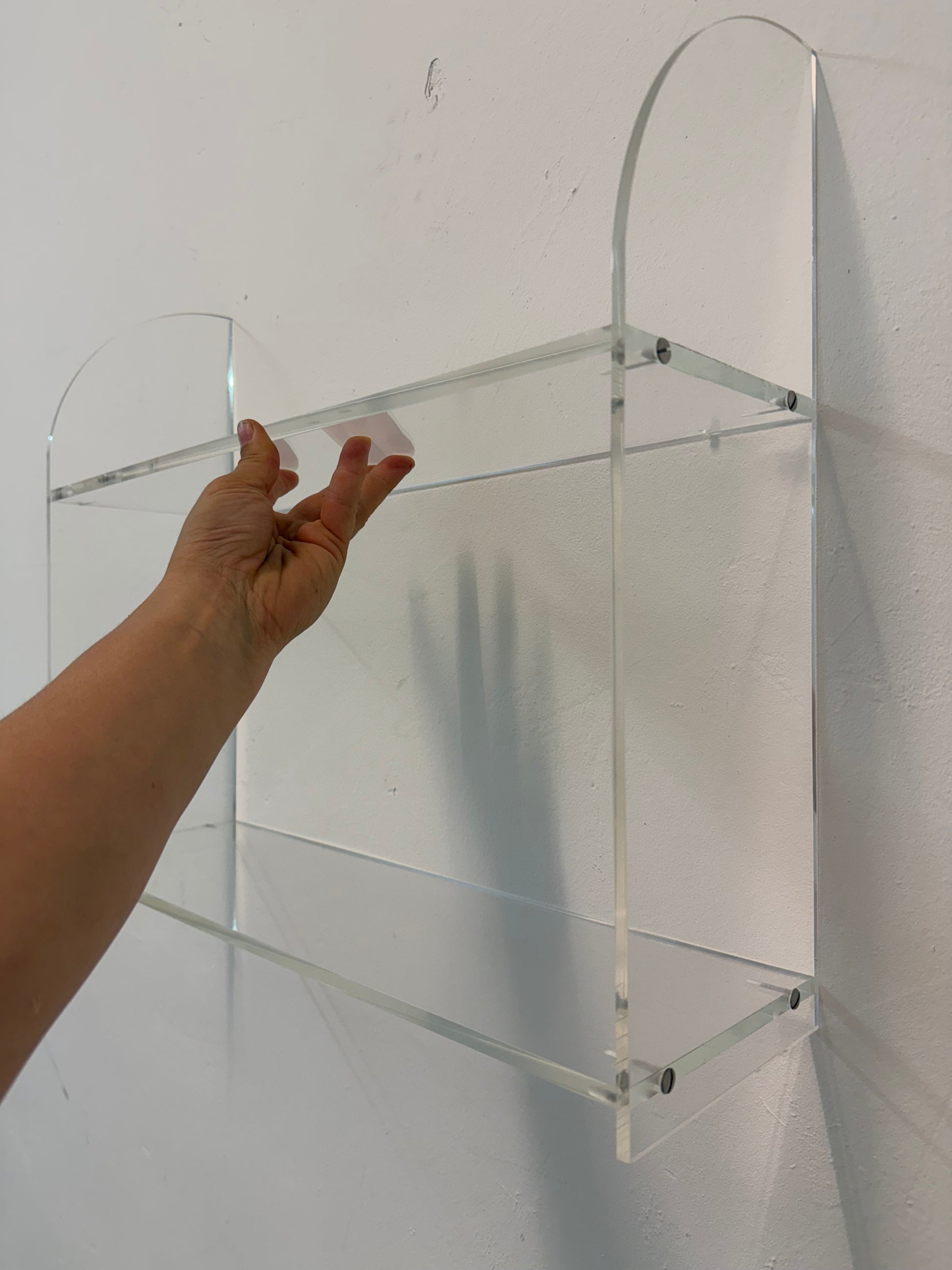 Wandregal transparent Acryl