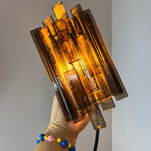 Set: 2x Wandlampe graubraun von Claus Bolby