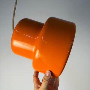 Hängelampe Poker orange von Jo Hammerborg für Fog & Mørup