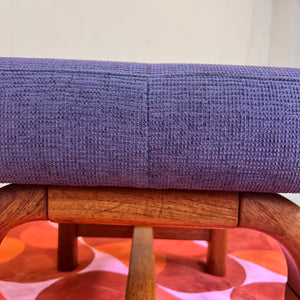 Hocker lila Teak von Preben Schou